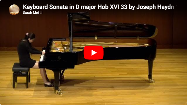 Keyboard Sonata Hob.XVI:33 in D major &mdash; Joseph Haydn